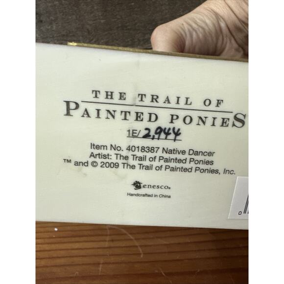 Trail Of Painted Ponies "Native Dancer" #4018387 with box Carousel Horse - Picture 6 of 7